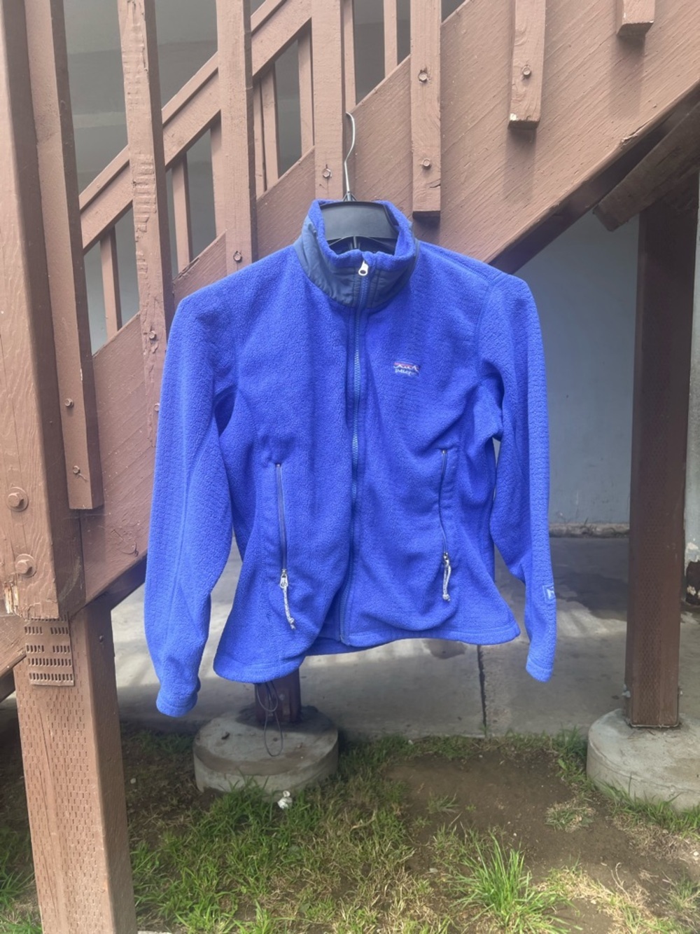 Patagonia vintage Women’s Royal Blue Fleece Jacket